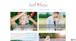 Desktop Screenshot of leahhopephotography.com